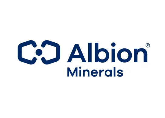 Albion Minerals logo with white background