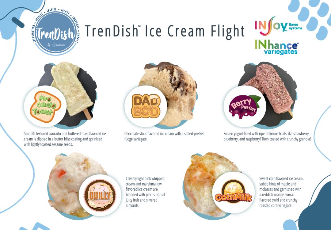 TrendDish Ice Cream Flight Card