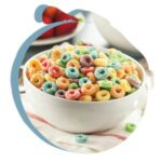 Rainbow Fruity Cereal Variegate Bowl