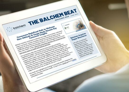Balchem Beat tablet view