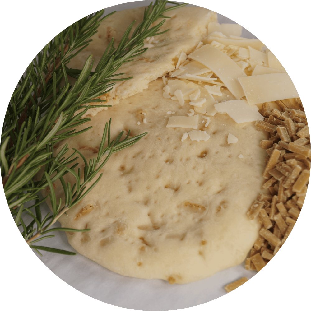 Rosemary Parmesan Flavored Pizza Crust