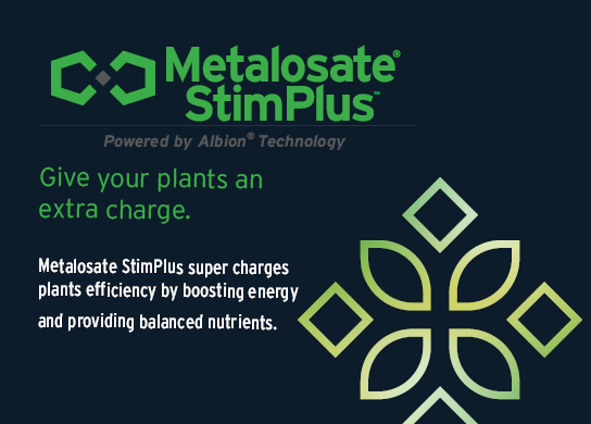 Metalosate StimPlus combines amino acid chelated mineral and seaweed extract for optimal plant nutrition.