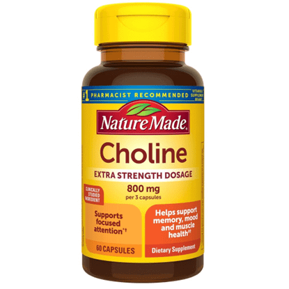 Nature Made Extra Strength Dosage Choline