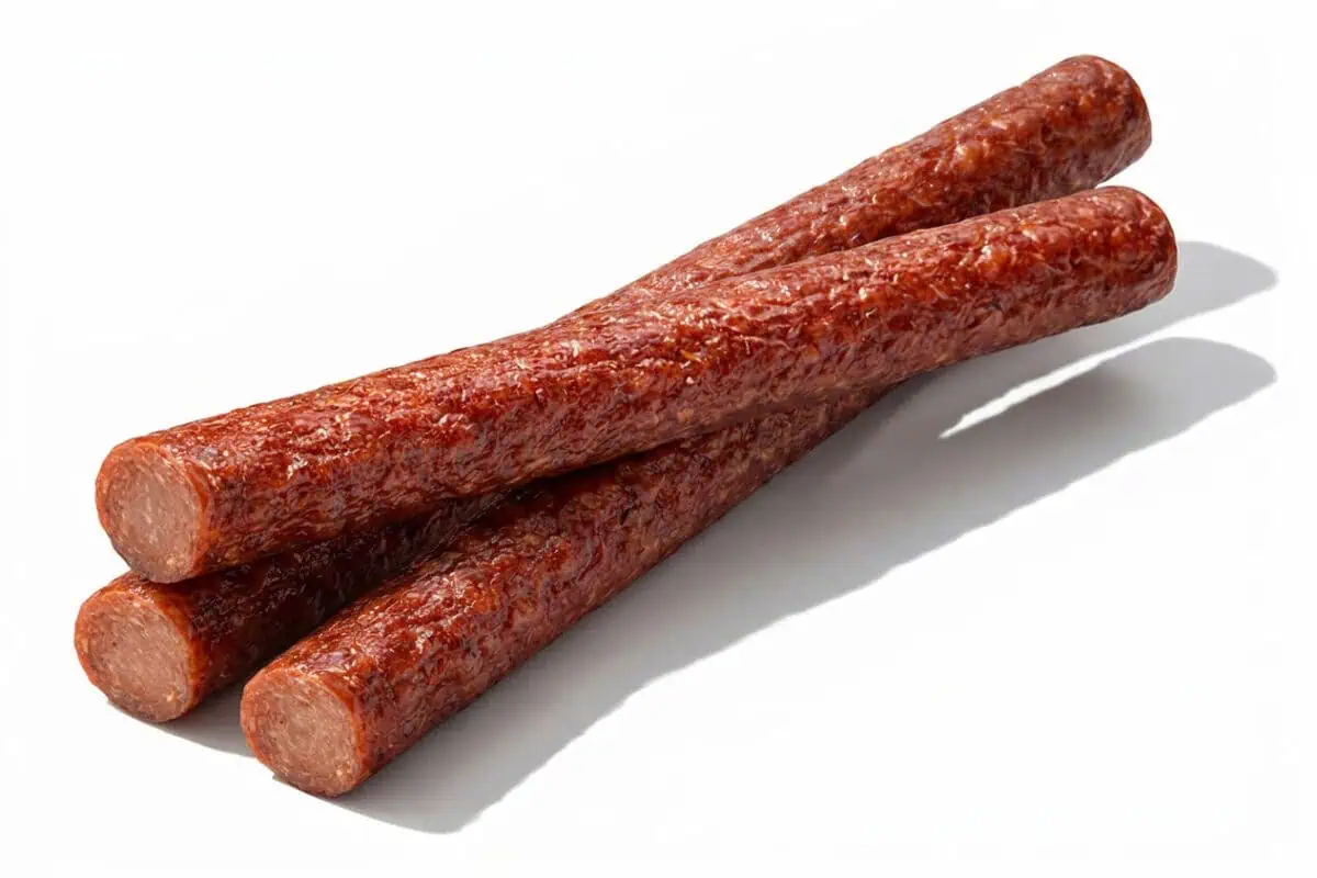 image of two meat sticks made by balchem