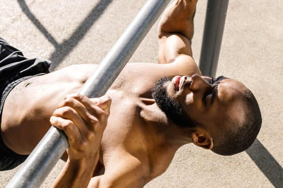 Portrait a young athlete