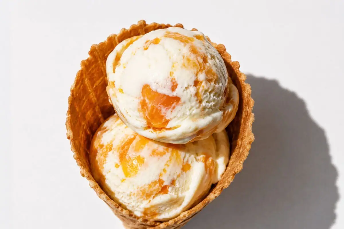 image of balchem apricot ice cream inhance inclusions.
