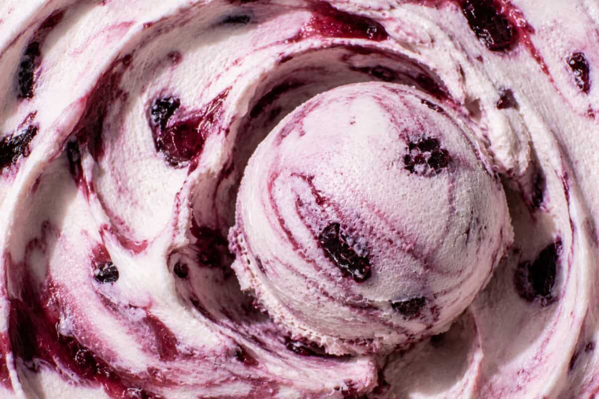 balchem low melt flake blackberry ice cream
