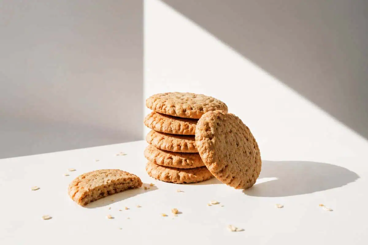 image of cookies stacked up