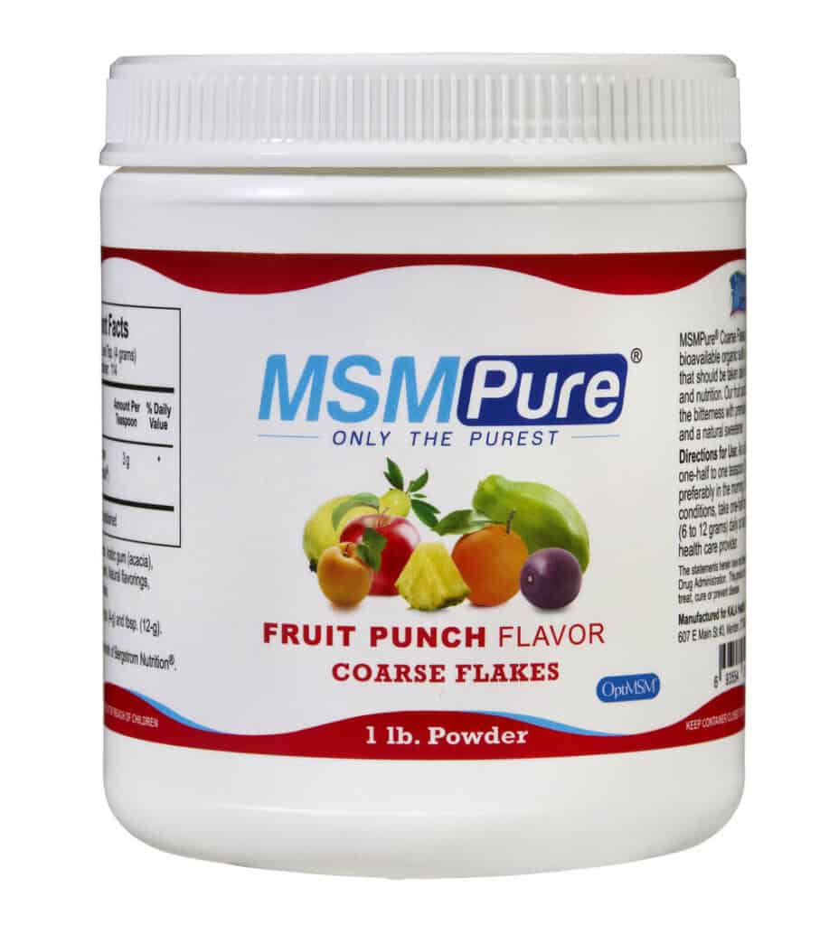 MSMPure Fruit Punch Flavored MSM Powder