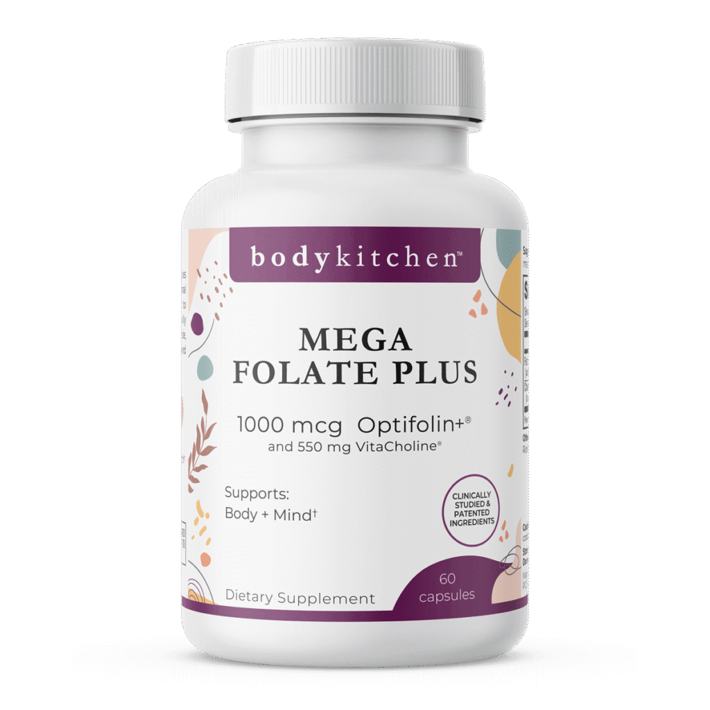 Mega Folate Plus bottle