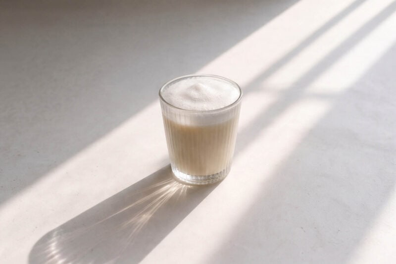 image of a glass of milk