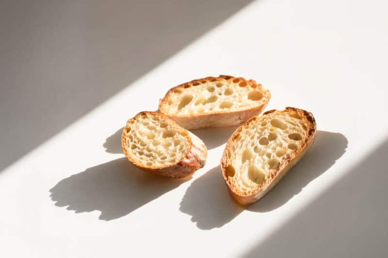 image of three pieces of sliced bread