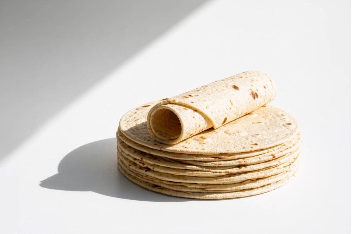 image of a stack of tortillas