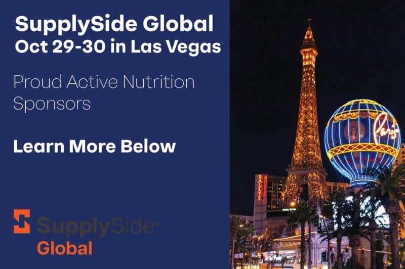 Supplyside Global Oct 29-30 in Las Vegas