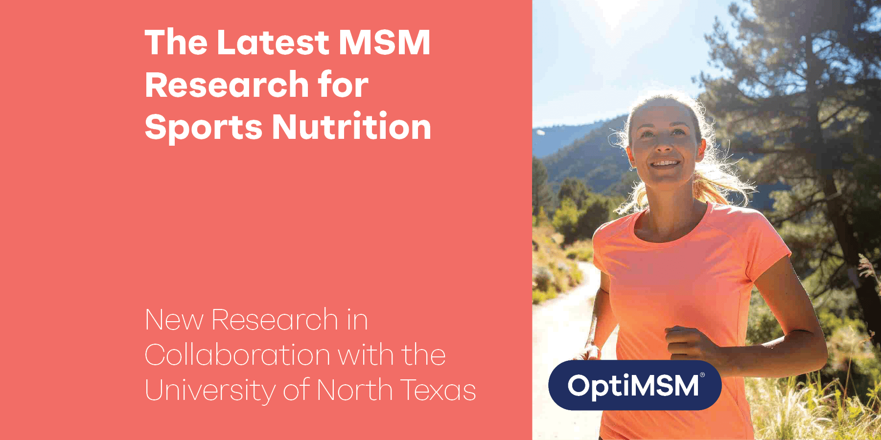 The latest MSM Research for Sports Nutrition. New Research in Collaboration with the University of North Texas