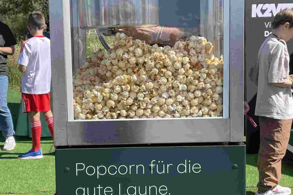 Image of a popcorn machine for K2VITAL