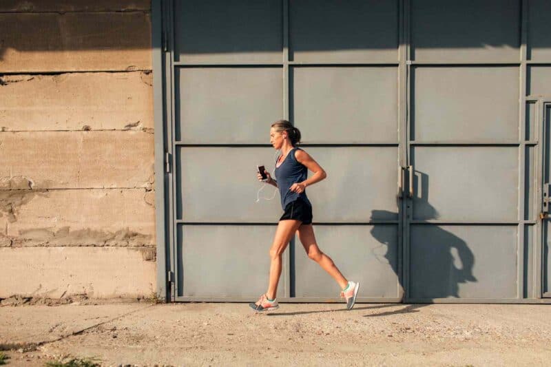 Image of a woman running