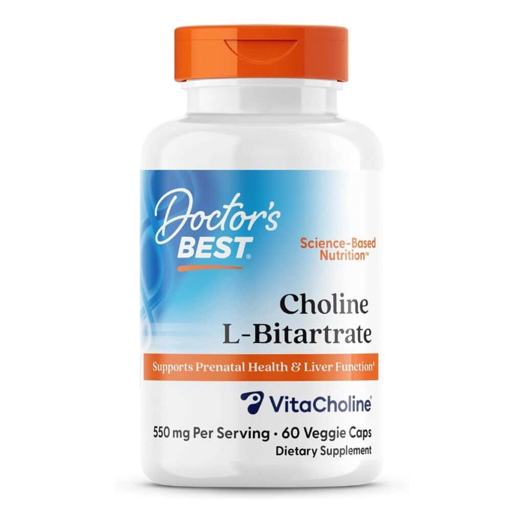 Doctor's Best Choline L-Bitartrate with Vitacholine