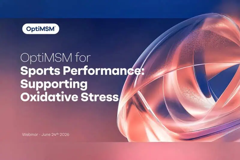 OptiMSM Sports Performance Supporting Oxidative Stress webinar